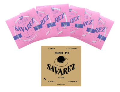 Savarez 520P3 - high - g3 plastic wound - Satz oder Einzelsaiten