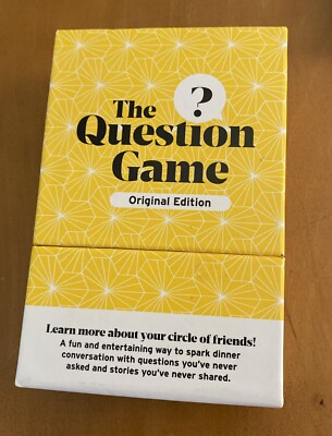 The Question Game Original Edition 54 Cards in Box Party Conversation ...