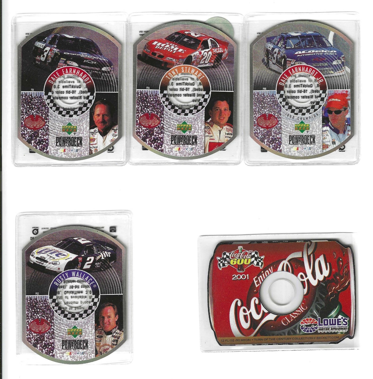 2000 Upper Deck Victory Circle Powerdeck PD6 Dale Earnhardt Jr Trading Card