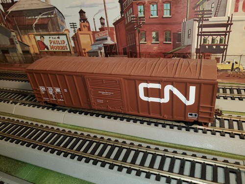 HO Bachmann CANADIAN NATIONAL - 50' Braced Reefer / Boxcar w/ FRED - CNA 419066 | Zustand: Used