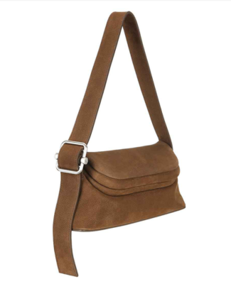 OSOI Folder Brot Nubuck Brown – Leather Shoulder Bag Made in Korea