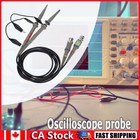 2pcs BNC Oscilloscope Probe Kit P6100 100MHz 1X 10X Precision Scope Clip Probes