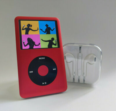  Apple iPod Classic 7th Red 80GB 120GB 160GB 256GB 512GB 1TB 2TB Latest Model