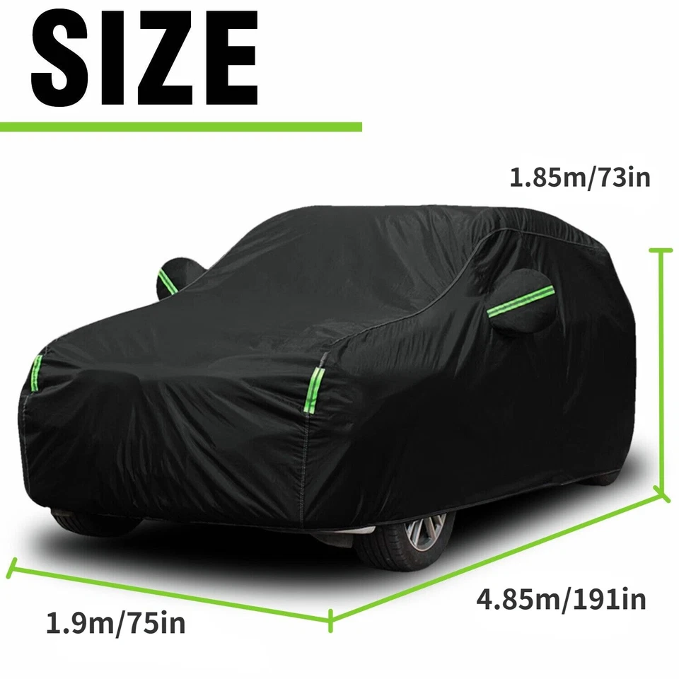 Cubierta de coche completa protección impermeable resistente a la lluvia YL para Mitsubishi Outlander  Foto 4 de 4