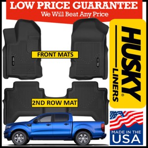 Details About Husky Liners X Act Contour 2019 Ford Ranger Supercrew Front And Rear Floor Mats