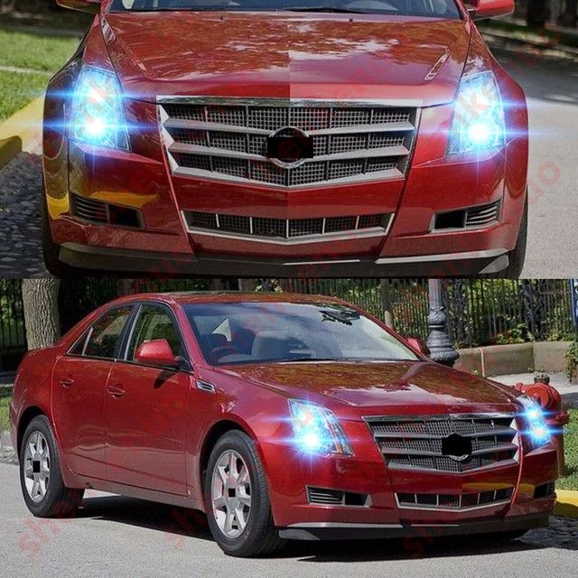 For Cadillac CTS CTS 20082014 4PC 8000K LED Headlight Bulb High Low