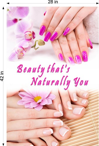 Quote 02 Wallpaper Fabric Poster Adhesive Backing Décor Decal Spa Salon Vertical - Picture 8 of 10