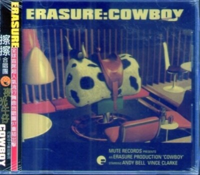 Erasure Cowboy 1997 CD w/ TAIWAN OBI SEALED