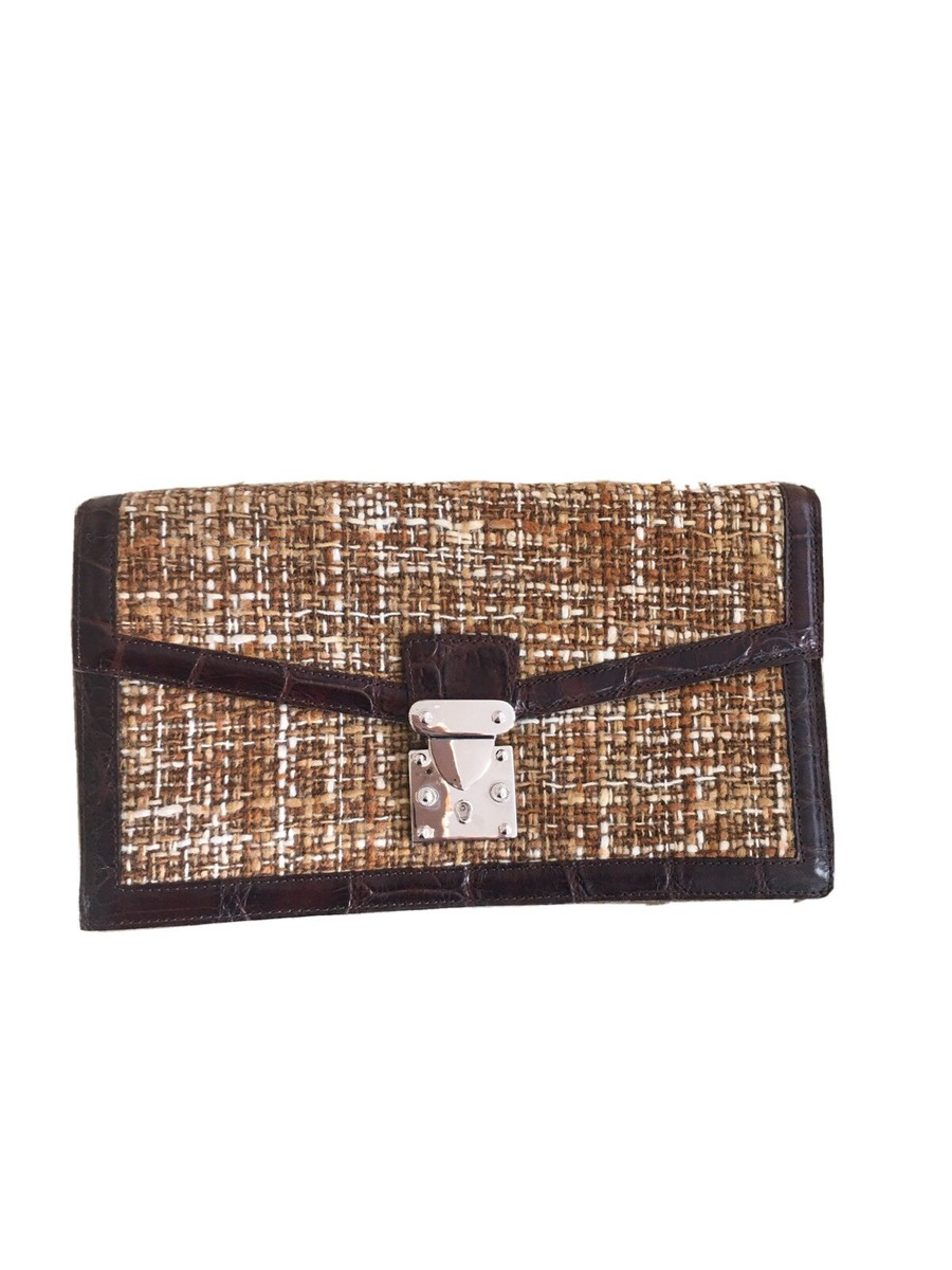 Le Solim Italian Tweed Shoulder Bag/Clutch | eBay display picture 1