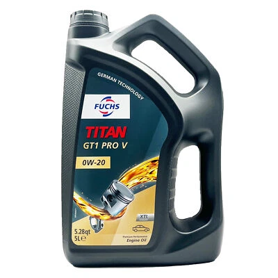 5 L Fuchs Titan GT1 Pro V 0W-20 Motoröl Öl 0W20 | VOLVO VCC RBS0-2AE | Motoröl