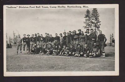 Hattiesburg MISSISSIPPI c1918 CAMP SHELBY US Army FOOTBALL TEAM