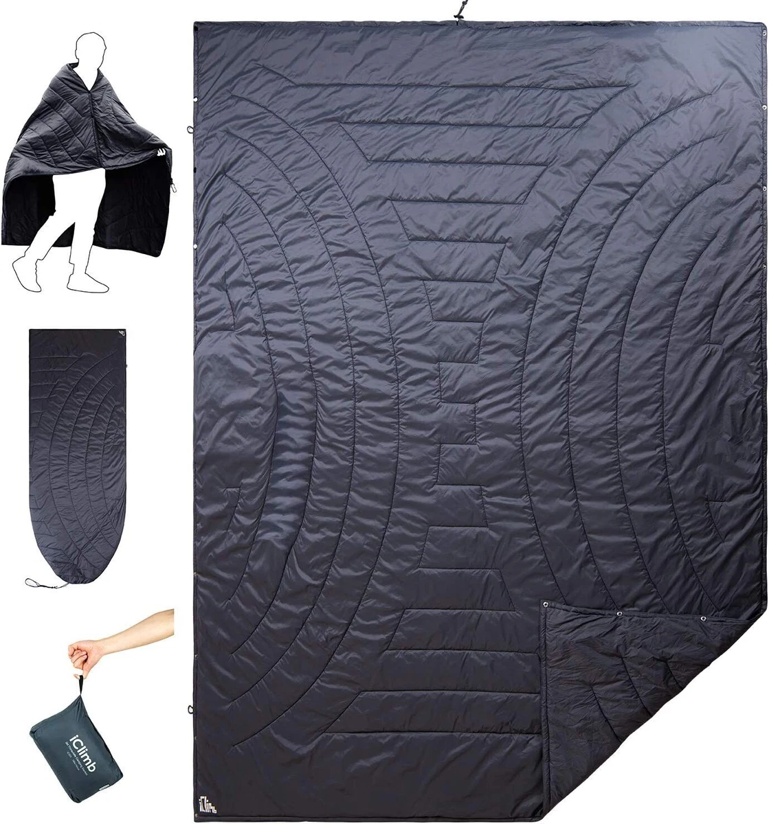 3M Thinsulate Insulation Warm Camping Blanket Ultralight Compact