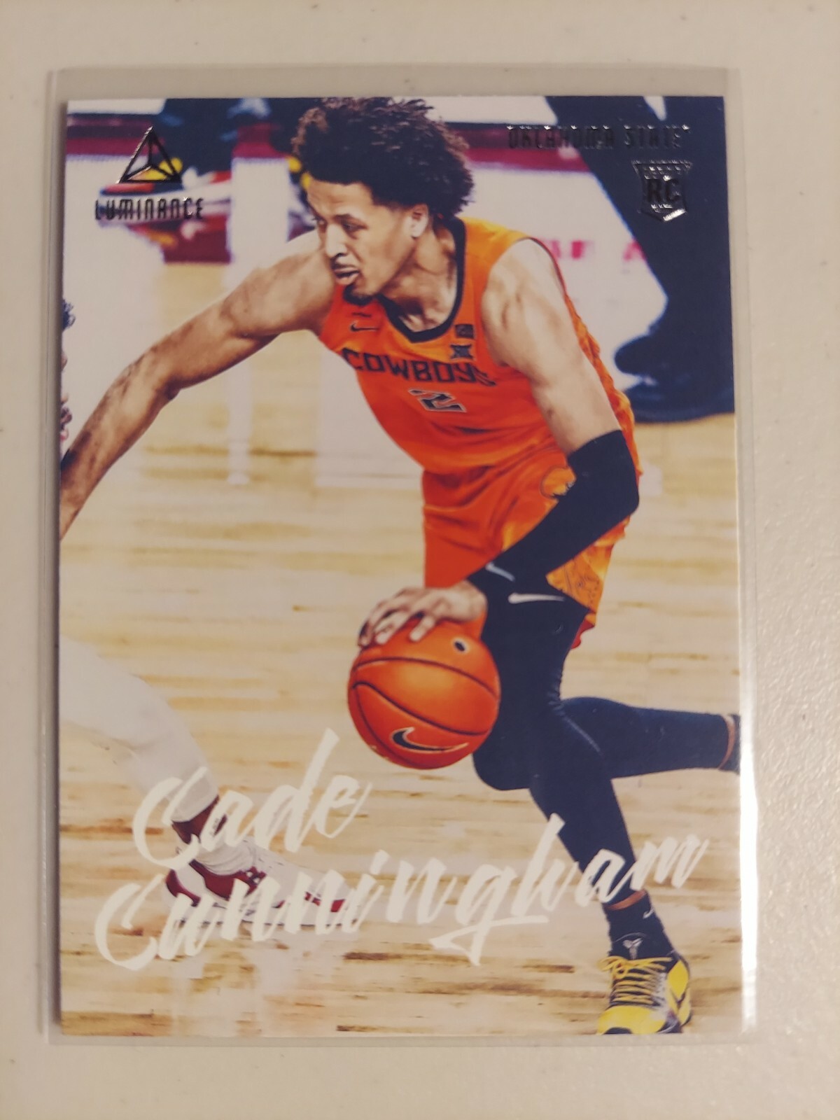 2021 Chronicles Draft Picks Cade Cunningham Luminance RC Rookie Card #76 Pistons