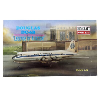 Minicraft Douglas DC-6B Pan American Airlines  1:144 Legends Model Kit #14442
