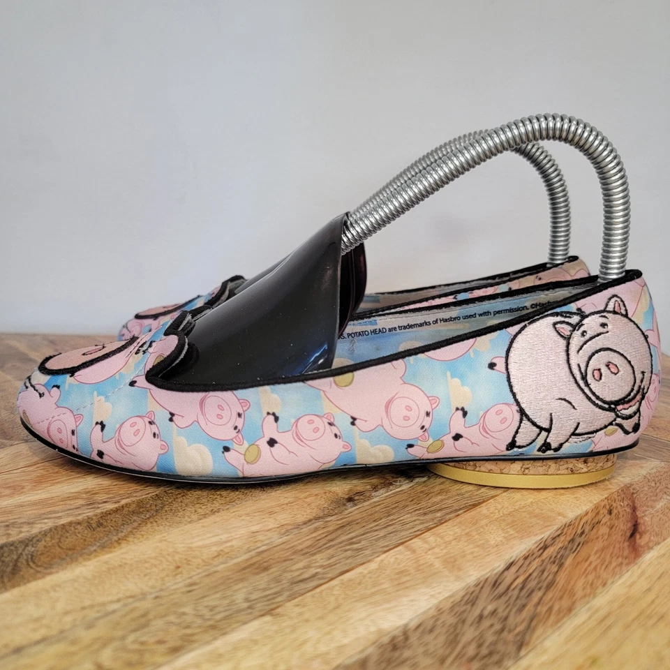 Irregular Choice Disney Toy Story Put A Cork In It Flat Shoes Hamm Pig Size 6.5 - Image 3 of 4