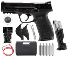 Umarex T4E S&W M&P9 M2.0 .43 Cal Black Paintball Pistol w/ CO2 &Rubber Balls&Mag