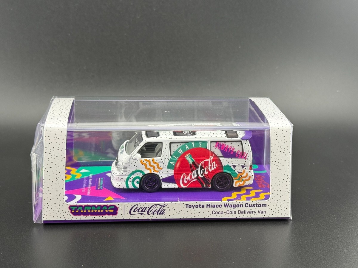 Tarmac Toyotal Hiace Wagon Custom Coca Cola 1/64 | eBay