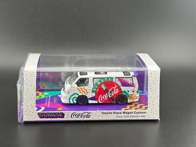 Tarmac Toyotal Hiace Wagon Custom Coca Cola 1/64