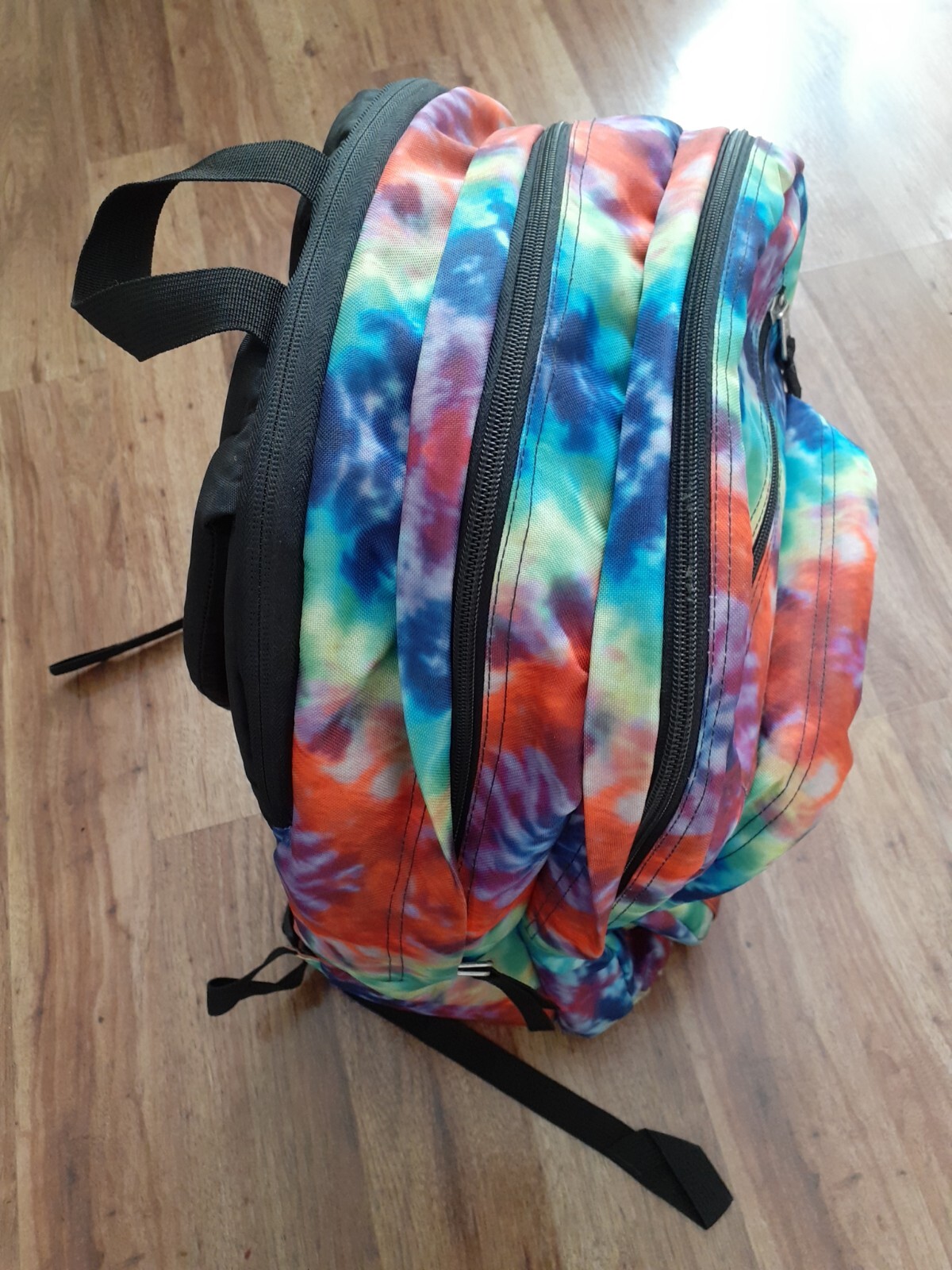 Jansport Big Student Backpack Colorful Tie Dye Fits 1… Gem