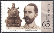Costa Rica 697 2001 D. Tomas Guardia. Homme D'État MNH