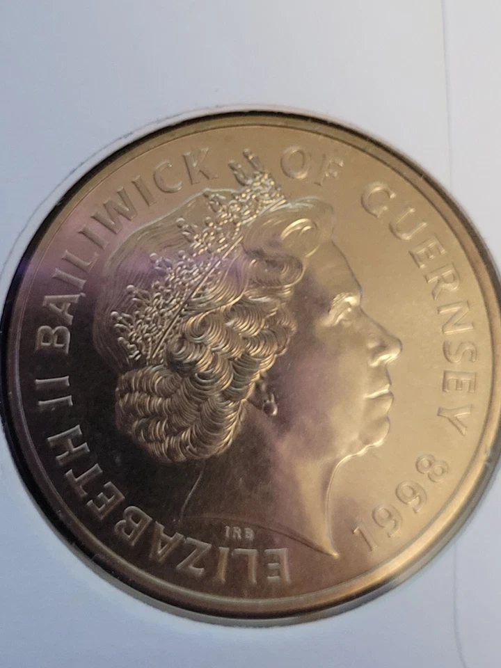 1998 Guernsey Royal Air Force 80th Anniversary FDC Coin - Image 3 of 3