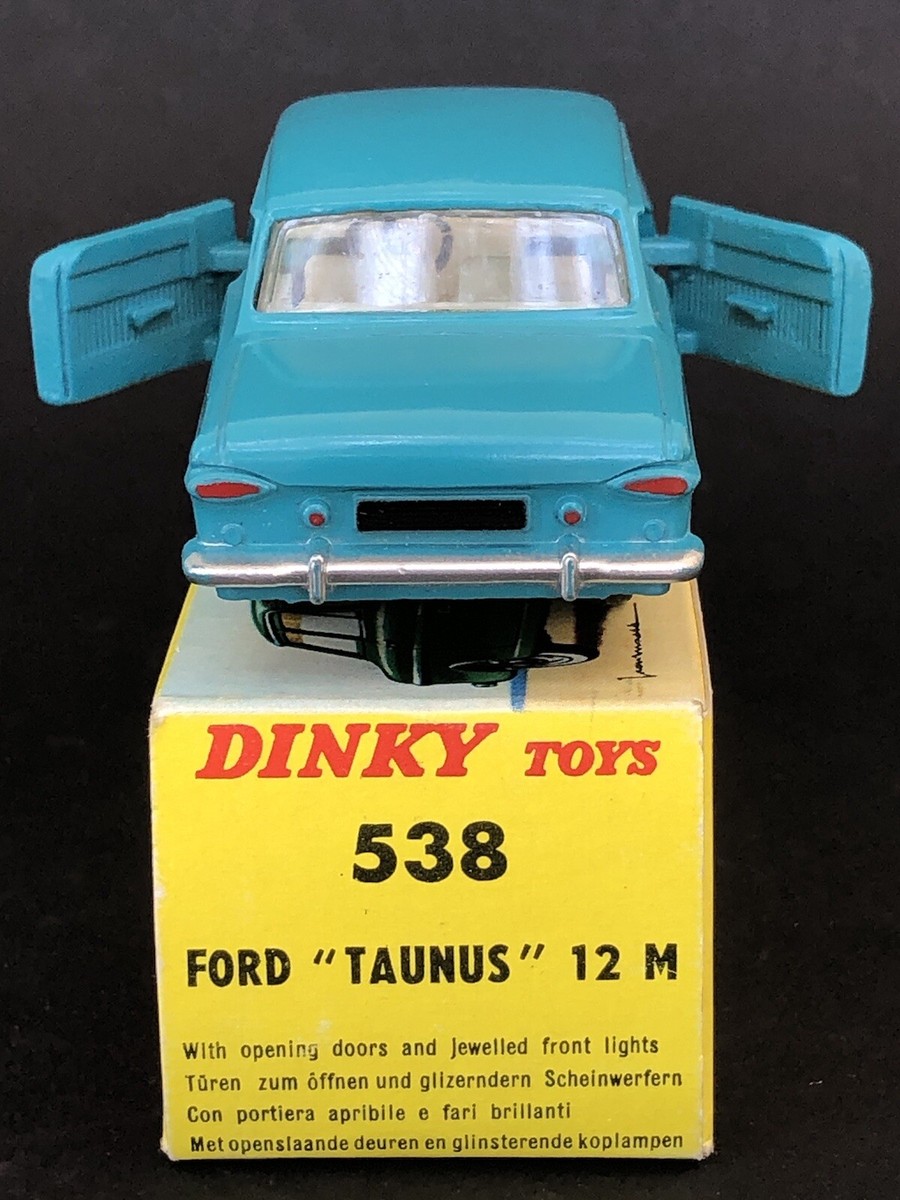 Ancienne DINKY TOYS 538 FORD TAUNUS 12M + Boîte d'origine Made in