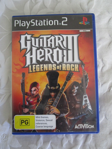 Guitar Hero Wireless Guitar Controller, PlayStation 2 PS2 with Dongle & Game! - Picture 2 of 6