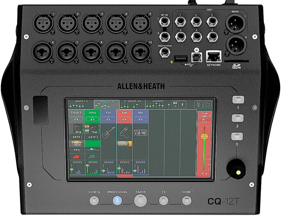 Allen & Heath CQ-12T 12CH Recording Mixer + CQ12T-CASE Padded Soft Case (MINT) - Image 2 of 4