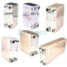 24-120 Plates 304 Stainless Heat Exchanger Beer Wort Chiller Cooler Home Brew
