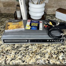 Magnavox MWR10D6 DVD Recorder Player Cables Tested No Remote