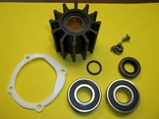 Rebuild, Repair kit for Johnson F6B-9 raw water impeller pump 812b bearings seal