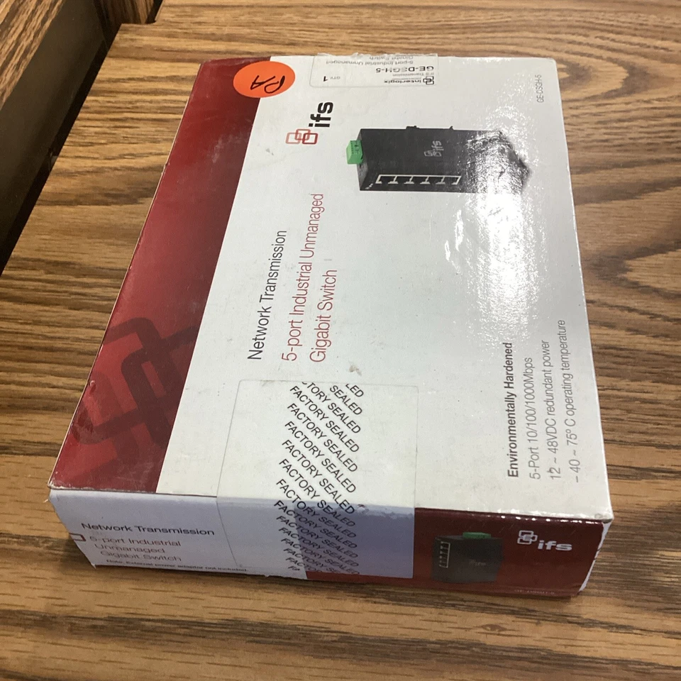 Interlogix GE-DSGH 5-Port Unmanaged Industrial Gigabit Switch  10/100/1000Mbps🟠 - Image 4 of 4