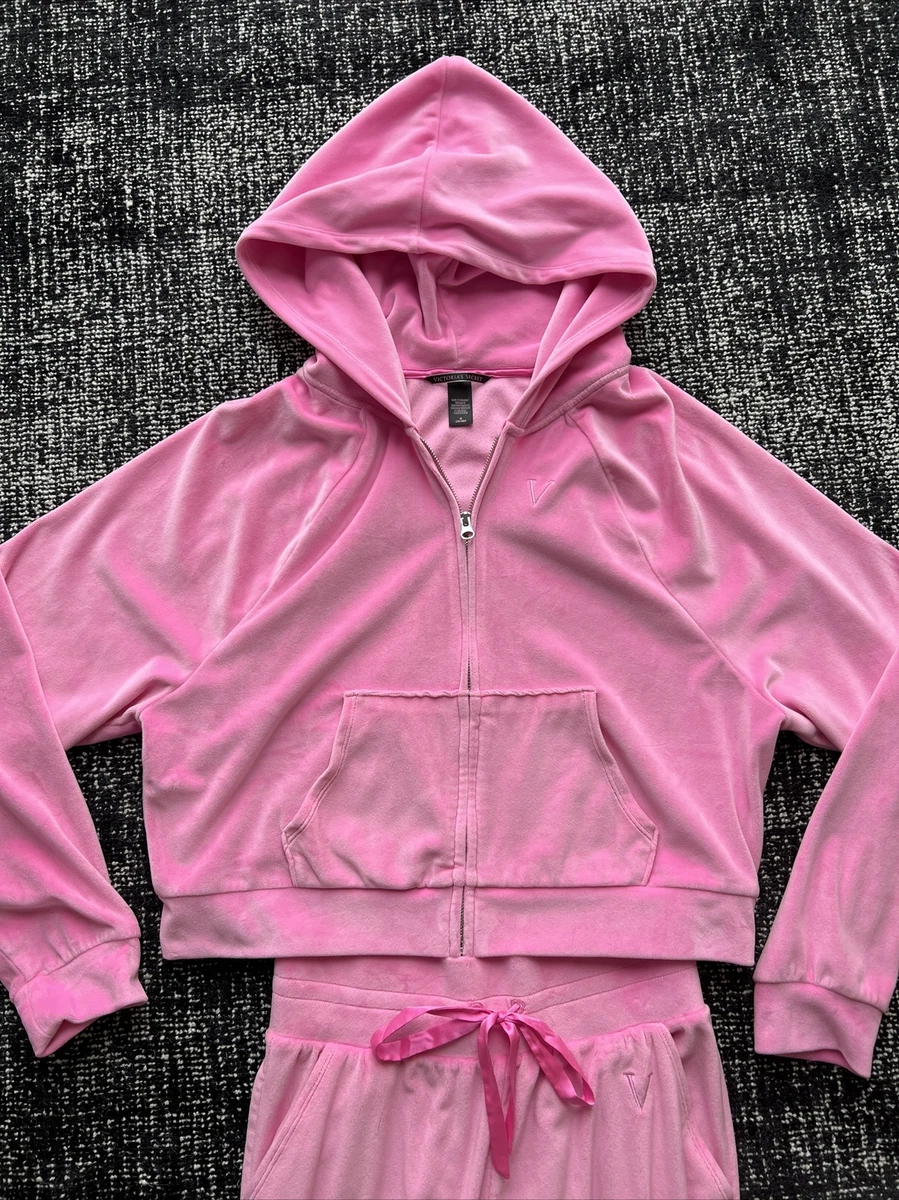 Pink velvet online hoodie