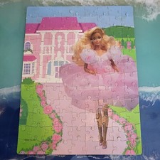 Vintage 1991 Barbie 100 Piece Puzzle By Golden