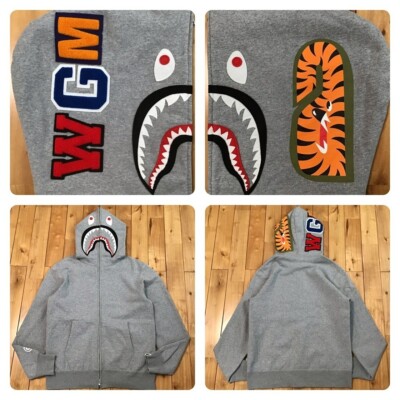 【激レア】A BATHING APE ベイプ　ジップパーカー　シャーク　WGM 楽天市場】A BATHING APE(エイプ)NEON TOKYO SHARK WIDE FULL ZIP