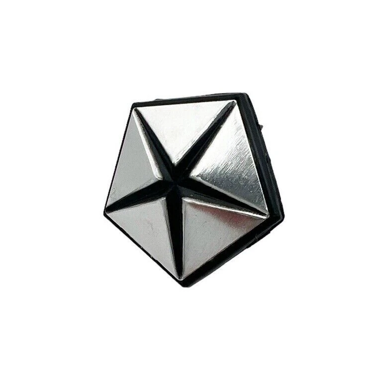 Emblema guardabarros delantero derecho Pentastar plateado OER para Chrysler New Yorker 1967-1972 Foto 3 de 4