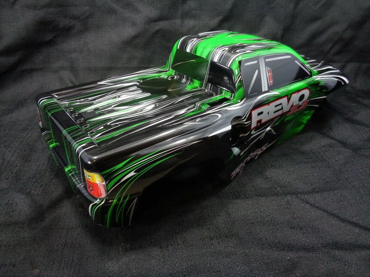 Traxxas E-Revo VXL 2.0 Pre-Painted Monster Truck Body (Green - Foto 5