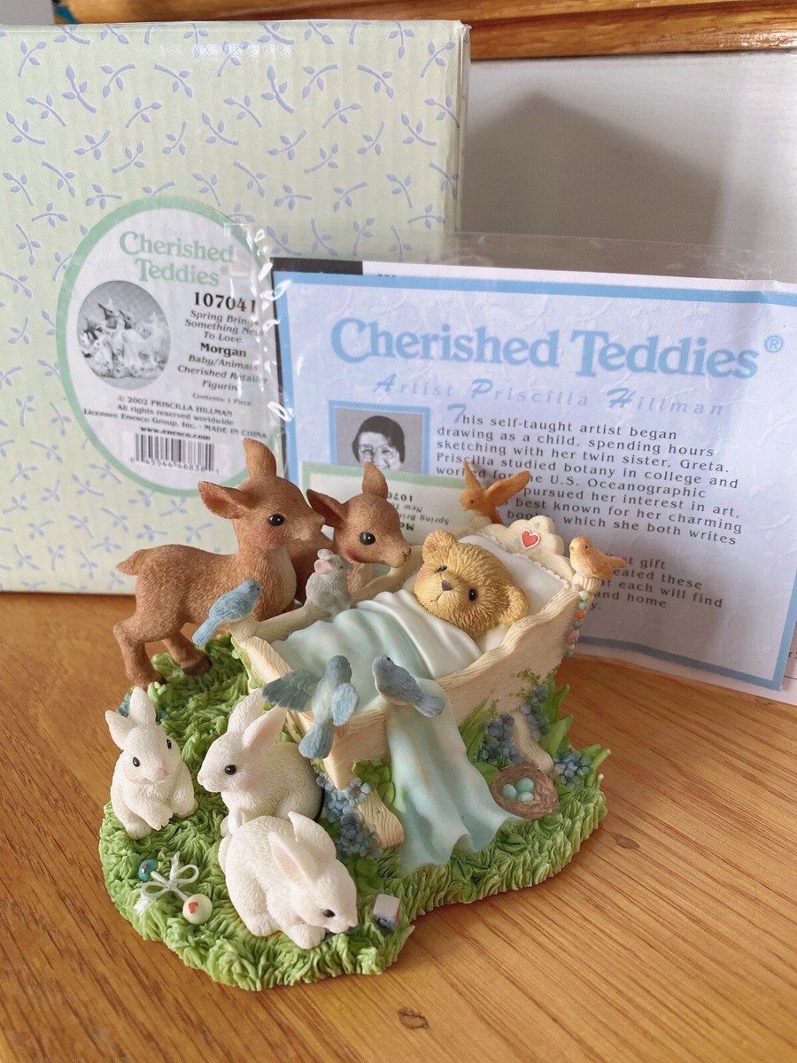 Cherished Teddies 107041 Morgan 2002 Spring bring something New to
