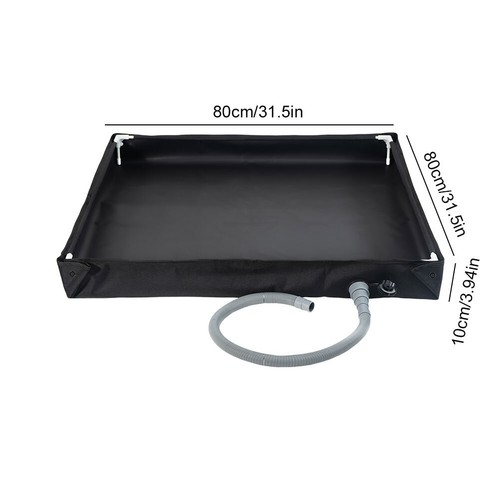 Foldable Shower Base with Drain Hose Camping Shower Base for Indoor and Outdoor - Picture 11 of 17