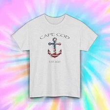 Cape Cod Anchor Shirt | Nautical New England Graphic Tee S-5XL | Coastal Gift