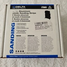 Delta 31-485  4 Pack 36 Inch Assorted Grit Aluminum Oxide Sanding Strips New