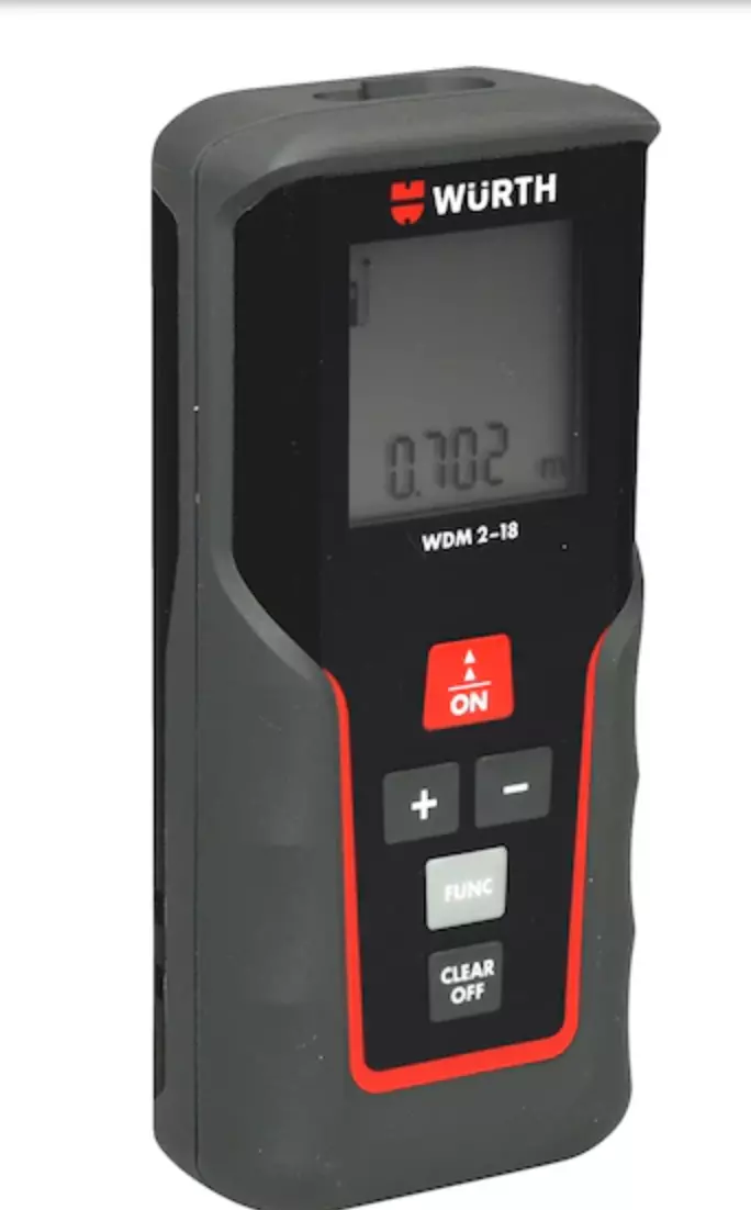 W rth LASER DISTANCE METER WDM 2 18 Rrp 109 NEW