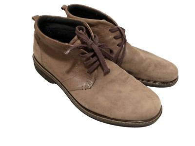 ECCO Turn Gore-Tex Men's Brown Leather Nubuck Waterproof Chukka Boots 47/13.5