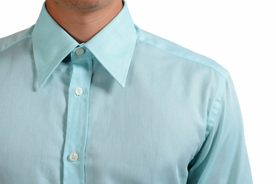 Camisa social masculina Versace Collection "City" tamanho 14.5 15 15.5 15.75 16 16.5 17 - Imagem 4 de 4