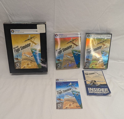 BIG BOX - Microsoft Flight Simulator X: Deluxe Edition - PC