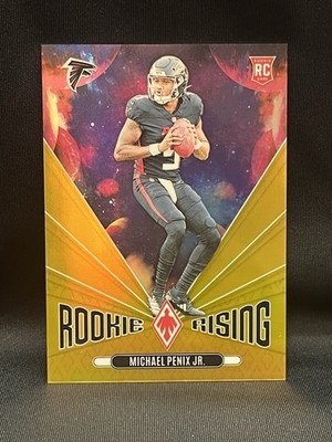 2024 Panini Phoenix Rookie Rising Michael Penix Jr. #RR-MPJ Gold 10/10 (RC)