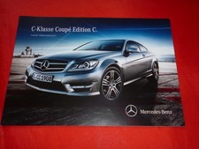 2013 Mercedes C204 C-Class Coupe "Edition C" Special Model Brochure Price List
