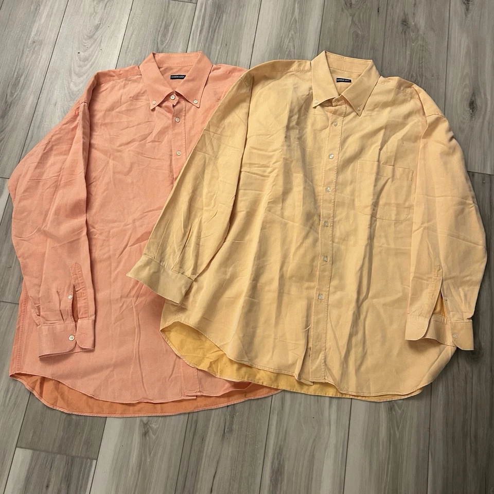 Gitman Bros Oxford Weekend Shirt Long Sleeve Button Down XXXL 3XT Lot Of 2 EUC - Image 2 of 4