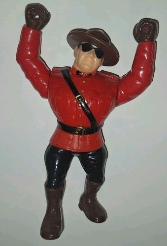 WWE USED The Mountie Hasbro Figure Series Pro Wres...