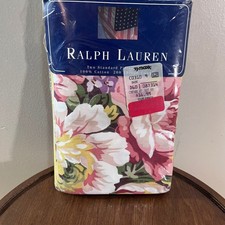 Ralph Lauren Brooke Flower Pillowcase Set Standard Yellow Vtg Floral 2pk NEW